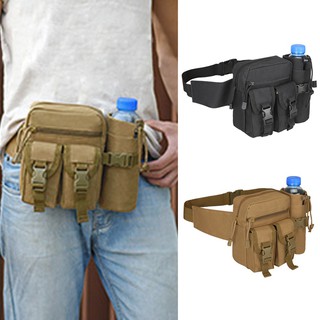 Women Men Tactical Military Travel Hiking Water Bottle Fanny Waist Bag Outdoor (1)