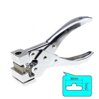 T Slot Shape Cutter Puncher Punch Plier Hole Paper PVC Plastic ID Identity Card paperboard stationery Office Badge Tag