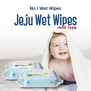 Jeju Wet Wipes 10packs (800pcs) | Refill type(no hard cap)
