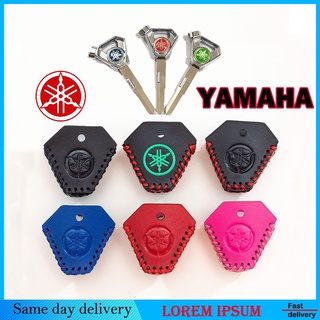 Leather Car Key Cover For YAMAHA Aerox /Gravis/ Mio MXI Carb / Mio 115 / Sniper 150 / Sight / Vega Force/ Y15 /LC135 / (1)
