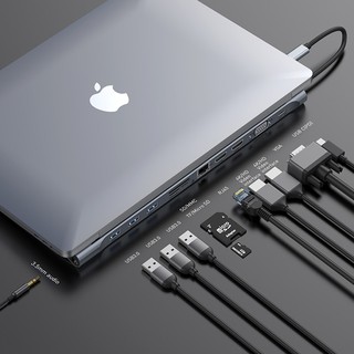 Baseus Upgrade 11in1 Multi USB C HUB for Macbook Pro for Surface Pro 6