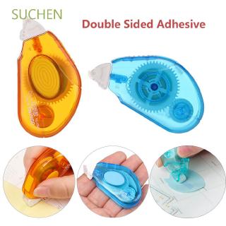 SUCHEN Mini Protable Double Sided Adhesive Refillable Glue Tape Dispenser Practical Stationery/Office Supplies