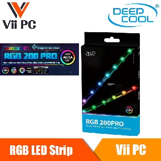 DEEPCOOL RGB 200 PRO Addressable RGB LED 35cm Lighting Strip with in-built magnet or support Adhesive Strips Motherboard
