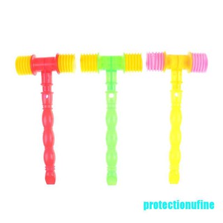 [protectionufine] 25cm Durable Child Whistle Training Toddler Baby Kids Handle Plastic Hammer Noisy Whistle Toys For Fun Baby Noise Maker