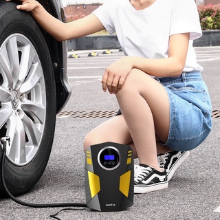 Car air pump digital display portable electric 12v tire inflator multi-function on-board car air pump