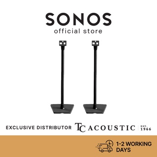 Sanus Floor Stands Black for Sonos One / One SL