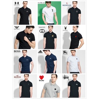 Brand Men Polo Tee Shirt Polo Shirt Summer Short Sleeve Lapel Shirt Boy Clothing