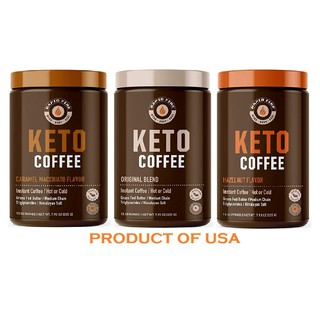 (FROM USA) Rapid Fire Ketogenic Fair Trade Inst Keto Coffee Mix, Supports Energy/Metabolism, Weight Loss, Ketogenic Diet