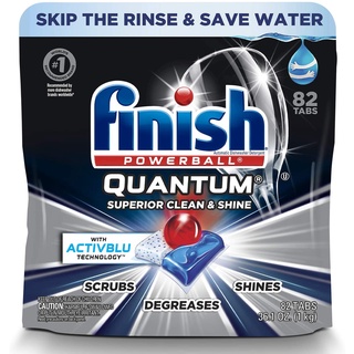 Finish Powerball Dishwasher Tablets Quantum ( 82 tabs ) or Max In 1 (125 tabs) . Fresh Stock from the USA!