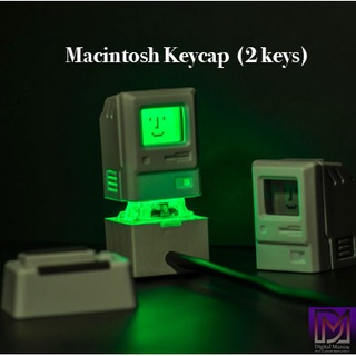 READY STOCK APPLE MACINTOSH KEYCAP Classic & Black Personalized light-transmitting mechanical keyboard keycaps ESC & TAB