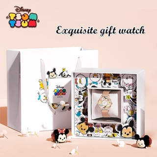 Disney Tsumtsum series waterproof watch Children's cartoon quartz watch Student Luminous Watch Ladies exquisite gift watches