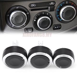 NEW 3pcs/set Car styling Air Conditioning heat control Switch knob AC Knob car accessories for Nissan Tiida/NV200/Livina