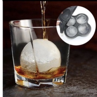 [Local Seller] whiskey Ice Ball/ Ice Cube Maker /Whiskey Ice Ball mold with lid silicone ice tray
