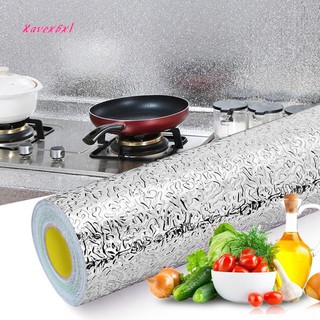 XA Home Kitchen Self Adhesive Waterproof Oilproof Aluminium Foil Wallpaper Sticker