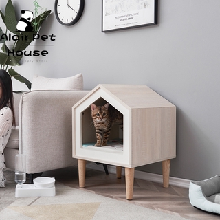 Cat's nest large solid wood cat house waterproof cat house net red cat bed lovely cat villa cat nest all year round hot