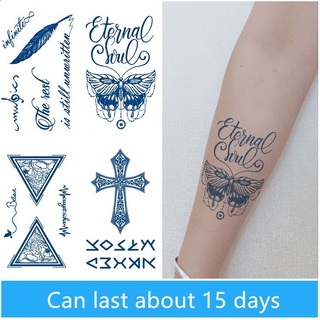 Semi-permanent Tattoo Stickers Lasting 15 Days Herbal Gradient Waterproof