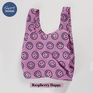 Standard Baggu Reusable Bag – Raspberry Happy