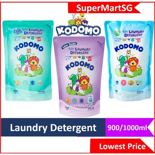 KODOMO Baby Laundry Detergent Refill Pack 900ml/1000ml