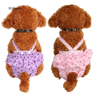 wac_Poodle Dog Puppy Physiological Sanitary Pants Underwear Diaper Pet Supplies