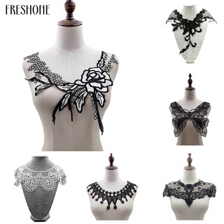 (in stock)DIY Floral Lace Neck Collar Trim Dress Clothes Sewing Applique