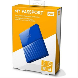 Wd My Passport 2tb - External Hard Disk External Hard Disk Hdd 3 Years Warranty