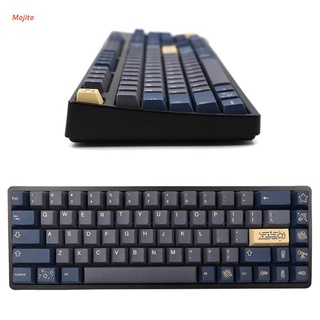 Mojito PBT Dye Sub Keycaps 135pcs Stargaze Key Cap Gaming Mechanical Keyboard Covers Cherry MX Compatible with ID60 GK61/64/68