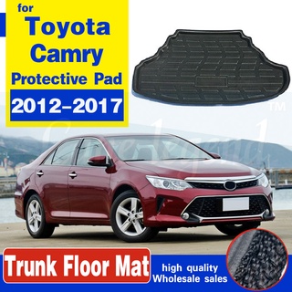 （borongwell）Rear Trunk Cargo Mat Tray Boot Liner Floor Carpet Mud Kick Protector For Toyota Camry 2012 2013 2014 2015 2016 2017 Auto Accesso