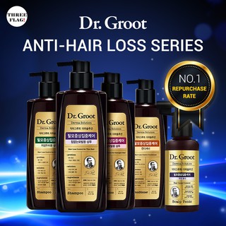 Dr.Groot Anti-Hair Loss Shampoo(400ml), Conditioner(400ml), Hair Tonic(80ml)