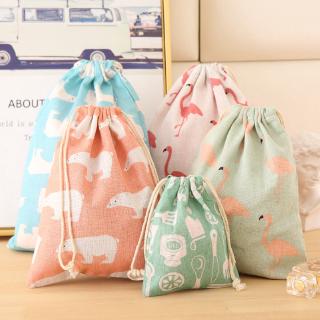 【getihu3】Household Cotton Drawstring Clothes Shoes Storage Bag Travel Makeup Bag
