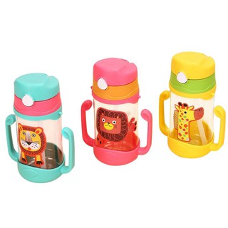 400ML Children Baby Kids Straw Cup Feeding Nursing Drink Bottle Sippy Cup Handle