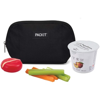 Authentic - PackIt Freezable Snack Bag, Black
