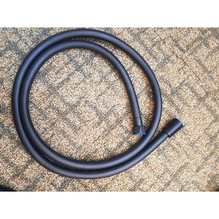[Matt black] Rubber hose for bidet/shower head
