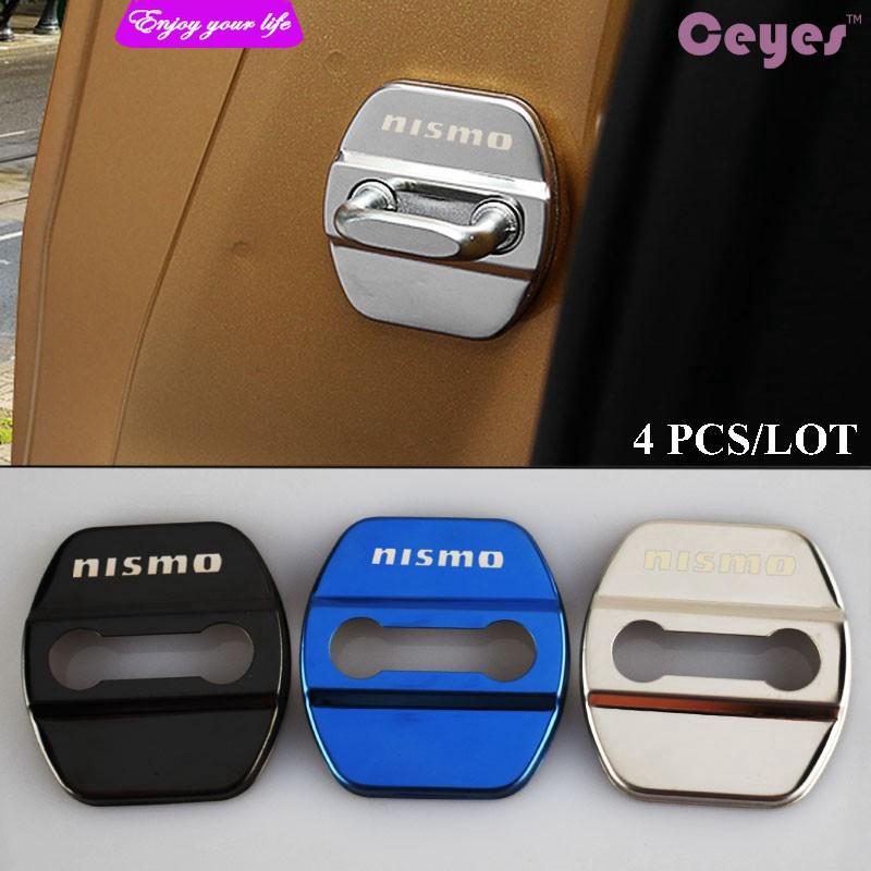🚗 NISMO Car Accessories Door Striker Lock Protection Cover 4pcs