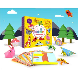 Origami Kit 54 Pattern 108 Pcs Origami Folding Papers and Origami Book Chiwanji Kids Toy