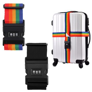 Combination Lock Luggage Strap Baggage Travel Bag Number Locks Vibrant Colour