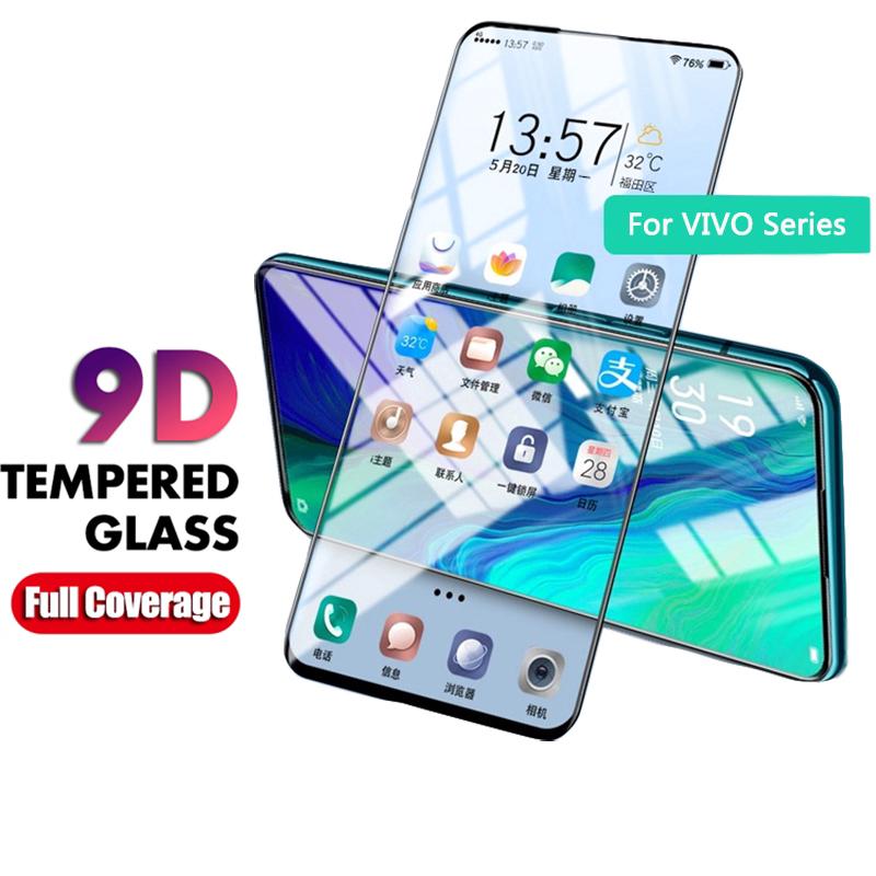 VIVO V15 V11 V20 SE Pro V7 Plus Y85 X21 Y91 Y95 V11i 9D 9H Full Coverage Tempered Glass Screen Protectors Film
