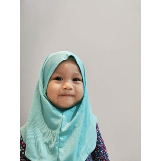 [Shop Malaysia] Tudung Sarung Budak Instant Kids Girl Cute Shawl Baby Hijab Telekung Serlum Scarf Anak Perempuan Jersey Ironless