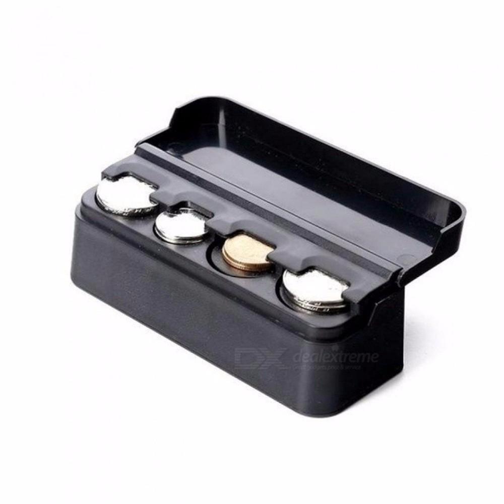 Mini Coin Case Plastic Coin Storage Box 11.5 X 4 X 3.5cm