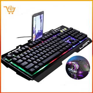 GAMING KEYBOARD G700 RGB Gaming Keyboard Mechanical feeling Rainbow 104 Keys