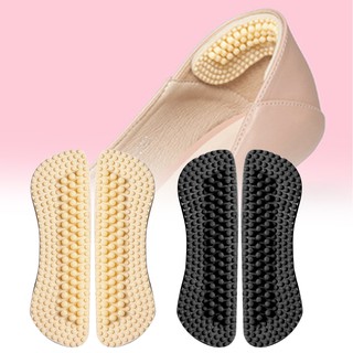 2 Pairs Massage Heel Grips Insert Pad Anti Blisters Foot Protection Soft Insole