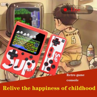㈱✈【Ready Stock】SUP game box handheld game console 400 game console brand new classic nostalgic double mini game console