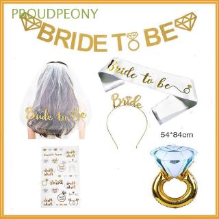 Bride To Be Photoprop Bachelorette Night Balloon Banner Set Hen Party Supplies