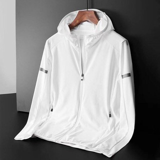 sunscreen clothing men’s summer ultra-thin large size anti-ultraviolet jacket outdoor quick-drying reflective skin