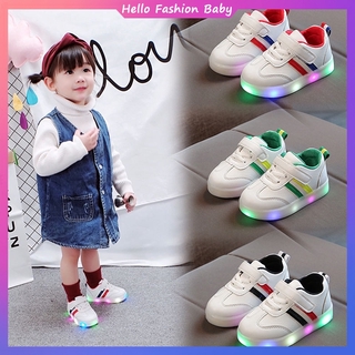 Children's Fashion Line LED Light Shoes Comfortable Casual Sneakers for Boys and Girls (1)