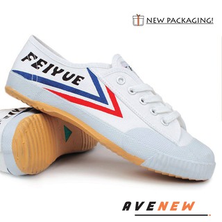 [Shop Malaysia] [Kids Series] Feiyue Classic Running Martial Arts Wushu Shoes Sport Sneakers White