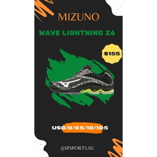 Mizuno Court Shoes - Wave Lightning Z6 Black