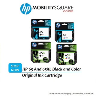 [Shop Malaysia] HP 65 And 65XL Black and Color Ink Cartridge N9K02AA/N9K01AA/N9K04AA/N9K03AA