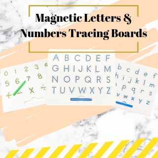 Magnetic Alphabet Letter Tracing Board with Stylus Pens Goodie Bag Birthday