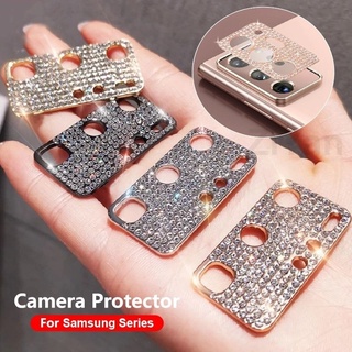 Luxury iPhone Diamond Camera Lens Protector Film For Samsung Galaxy S21 Ultra/Note 20 ultra S20 Ultra S20 Plus 3D Diamond Full Lens Protective Cover