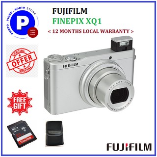 FUJI FINEPIX XQ1 SILVER (FREE 32GB SD CARD + CAMERA CASE) (12 MONTHS FUJI SINGAPORE WARRANTY)
